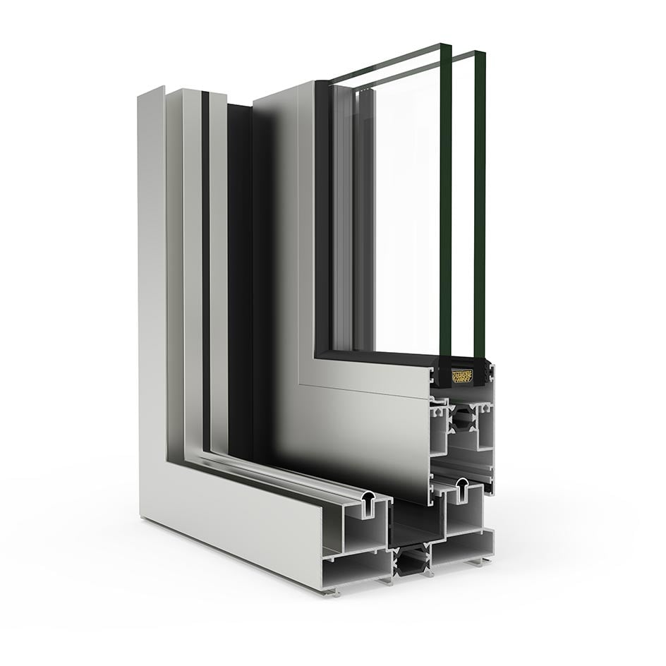 Sliding Window with Double Glass