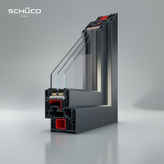 Hinged Window with Reflective Glass